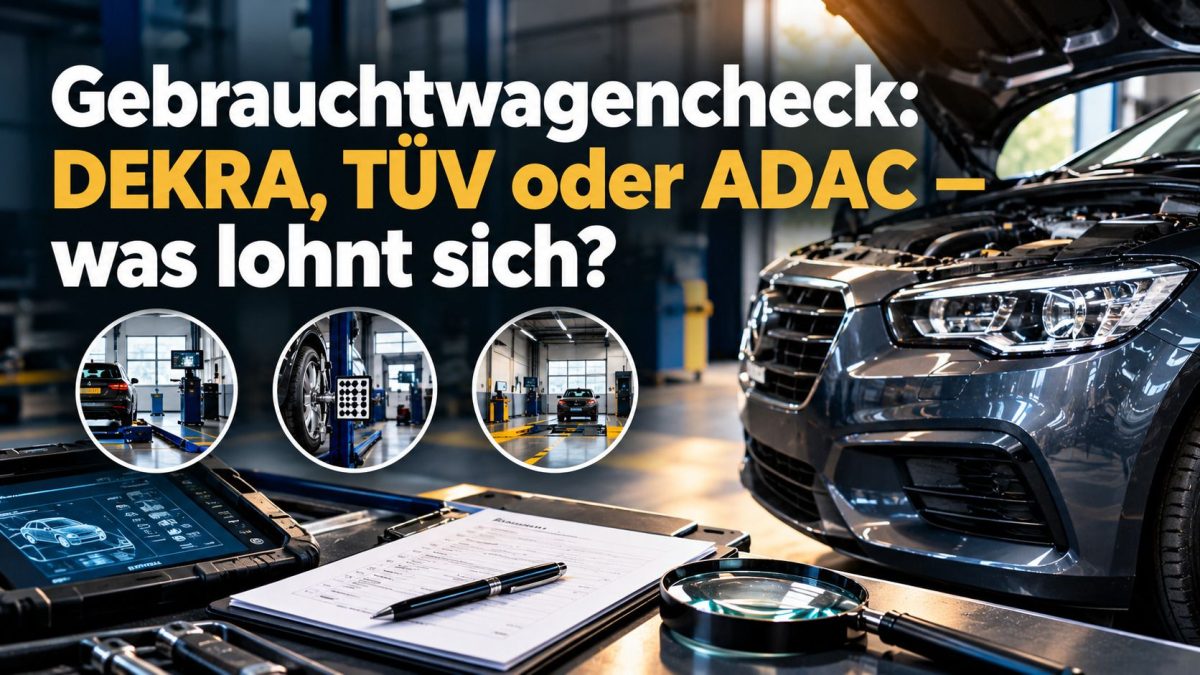 Gebrauchtwagencheck: DEKRA, TÜV oder ADAC — was lohnt sich?