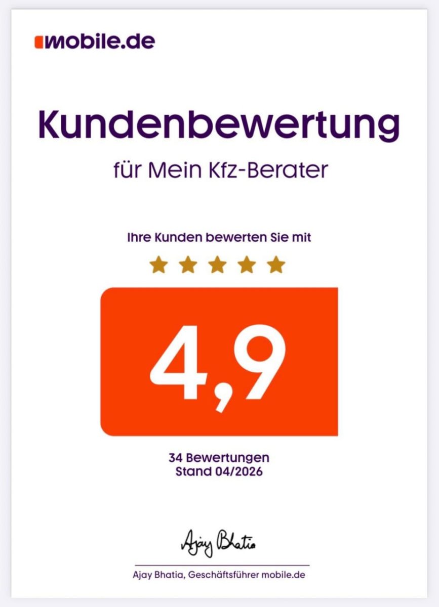 mobile.de Zertifizierung